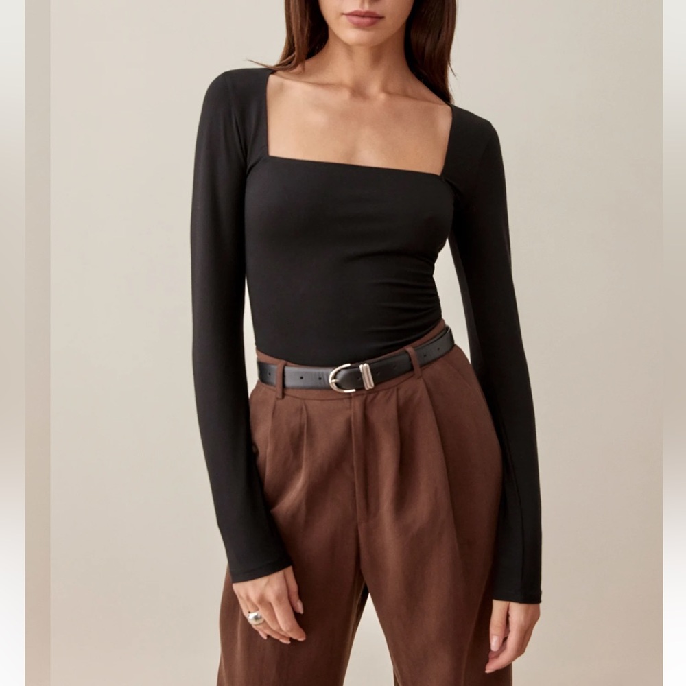 Reformation Walter Knit Top